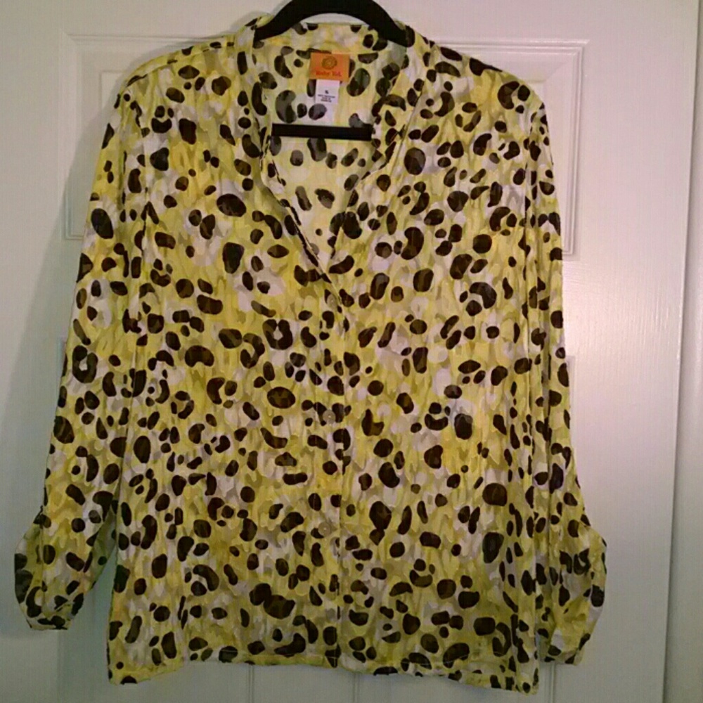 Ruby Rd. Sheer Blouse